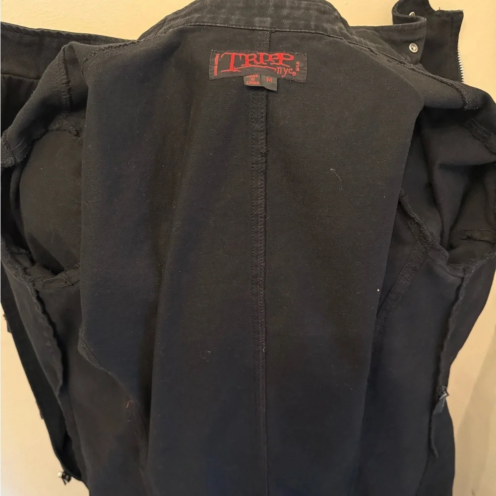 Y2K Tripp NYC Vintage Duster Trench Coat - Picture 15 of 16